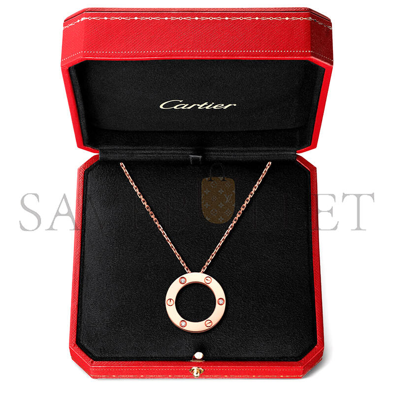 CARTIER LOVE PENDANT, 3 DIAMONDS B7014700